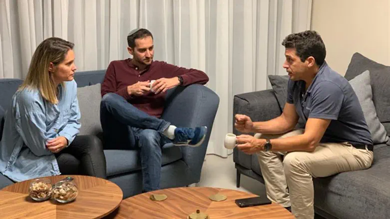 MK Amichai Chikli, Shai Maimon and Roni Sassover
