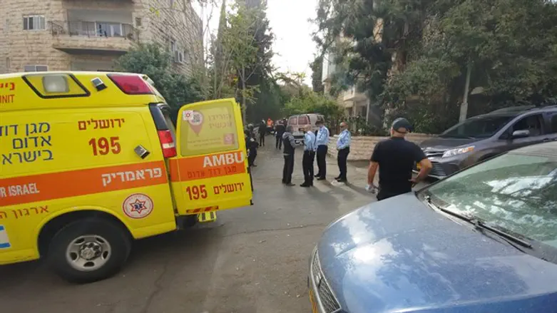 На месте стрельбы в Иерусалиме