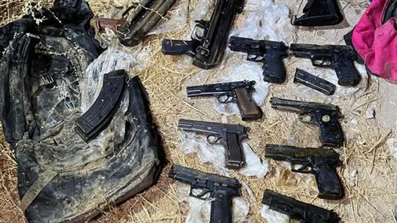 Some of the weapons that were seized