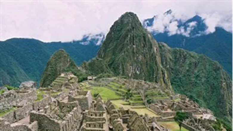 עיר האינקה מאצ'ו פיצ'ו. פרו