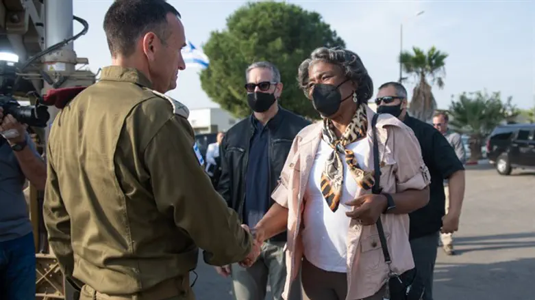 Линда Томас-Гринфилд встретилась с офицерами ЦАХАЛ