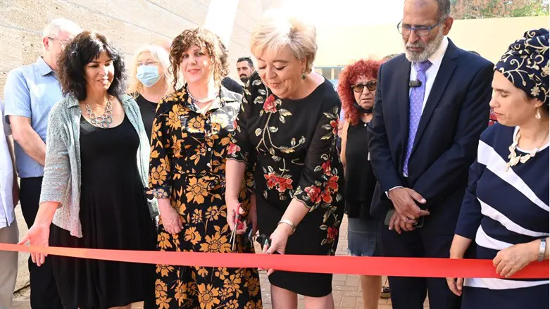 מרים פיירברג בחנוכת מסלול 'אורות'