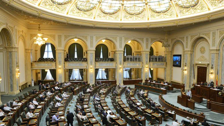 A view of the Romanian Senate in 2012.