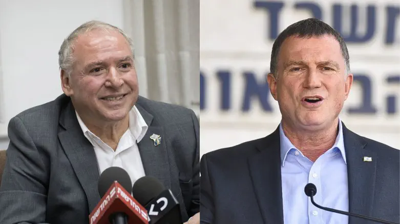 יולי אדלשטיין ודוד אמסלם