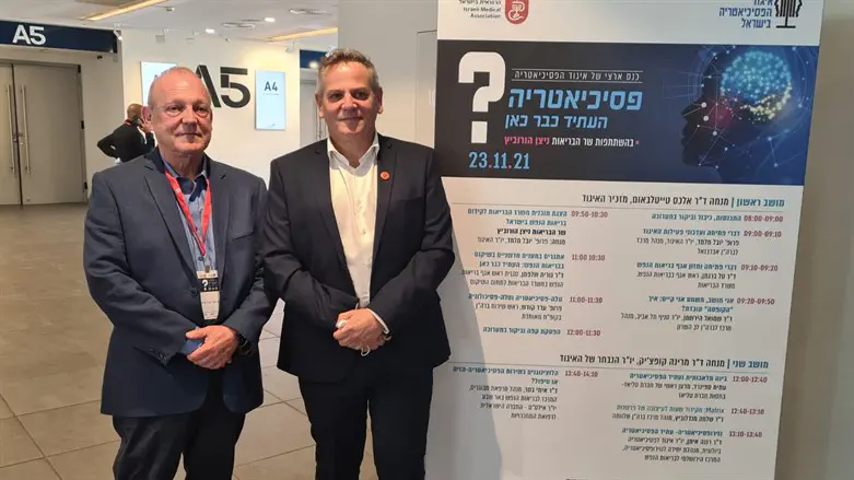 השר ניצן הורוביץ עם פרופ' מלמד