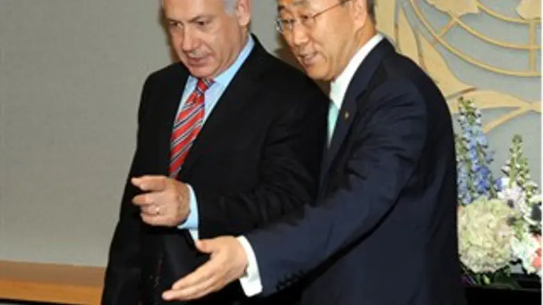 נתניהו ובאן קי מון