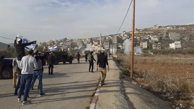 The demonstration this morning