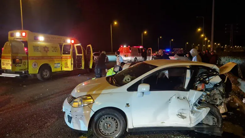 זירת התאונה