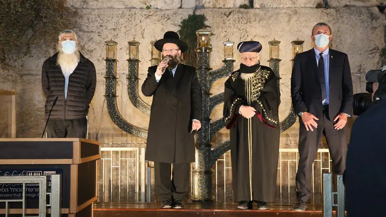 Hannukah at the Western Wall