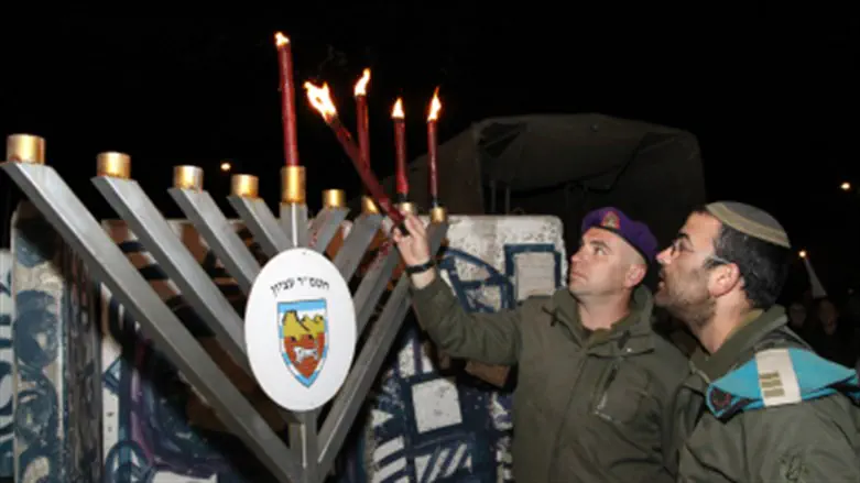 Chanukah Menorah IDF