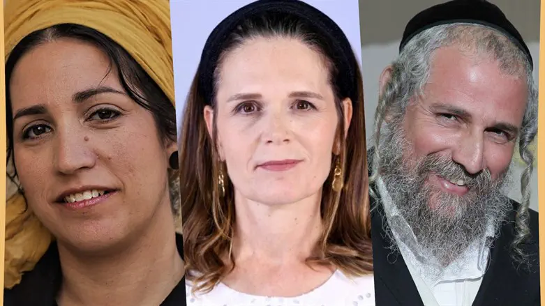 הרב ארז משה דורון, ח"כ מיכל וולדיגר ומיכל וולשטיין.