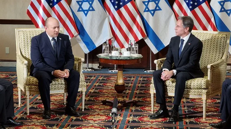 Naftali Bennett and Antony Blinken