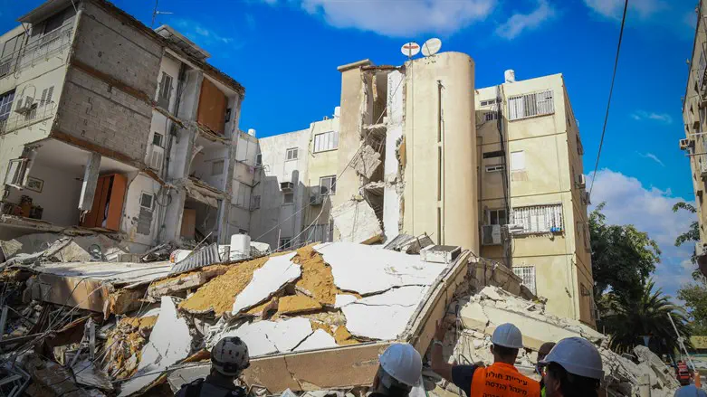 בניין שקרס בחולון