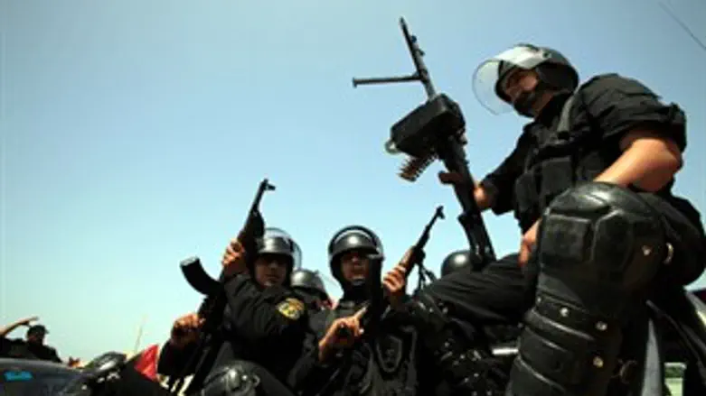 מחבלי חמאס בהפגנת יכולות. ארכיון