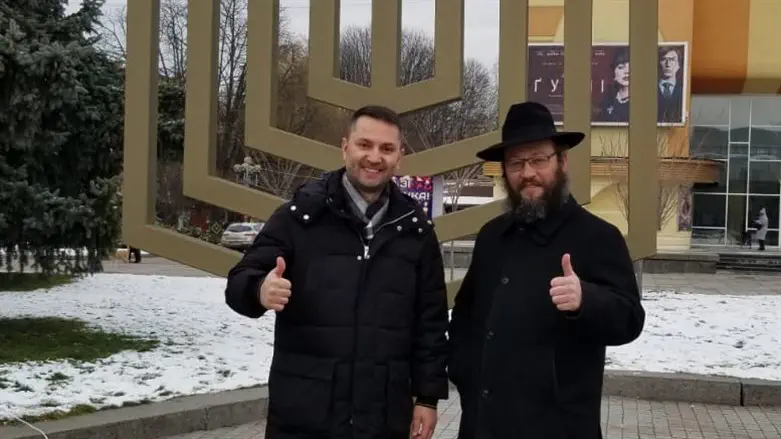 החנוכיה ששוקמה