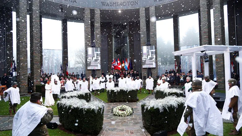 World War II memorial ceremony