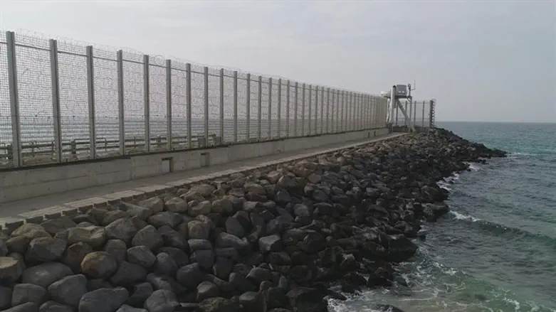 Заграждение на границе Израиля и Газы 