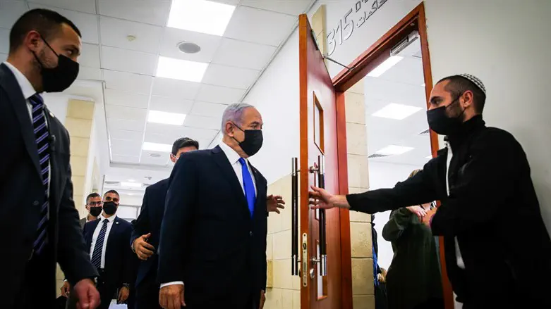 נתניהו בבית המשפט
