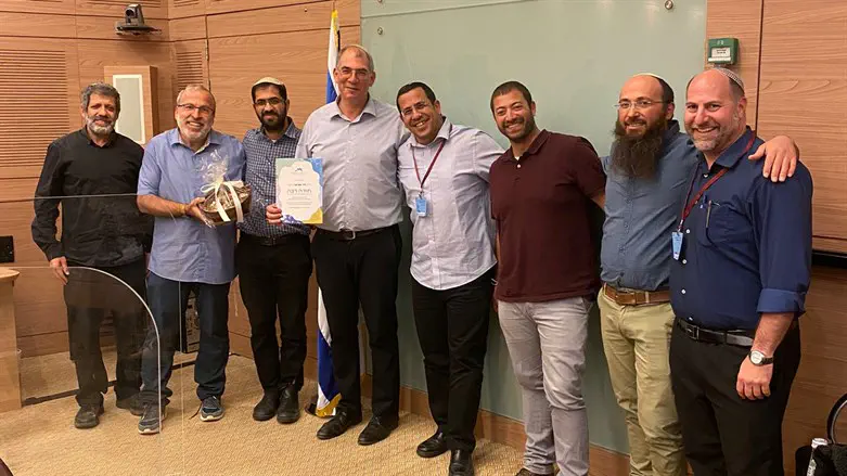 ניר אורבך ונציגי הגרעינים התורניים