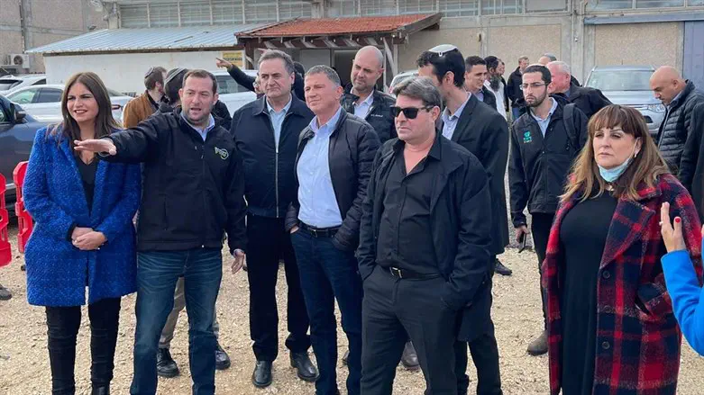 חברי הכנסת של הליכוד בסיור בשומרון