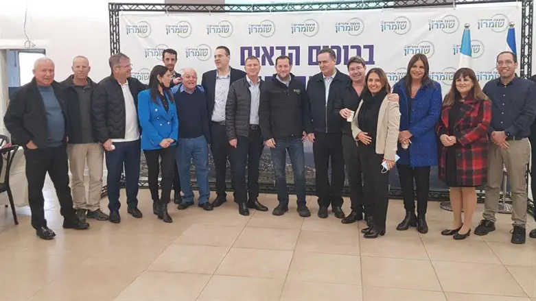 חברי הכנסת של הליכוד עם יוסי דגן