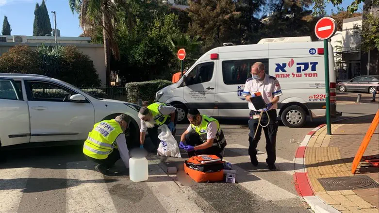 זירת התאונה