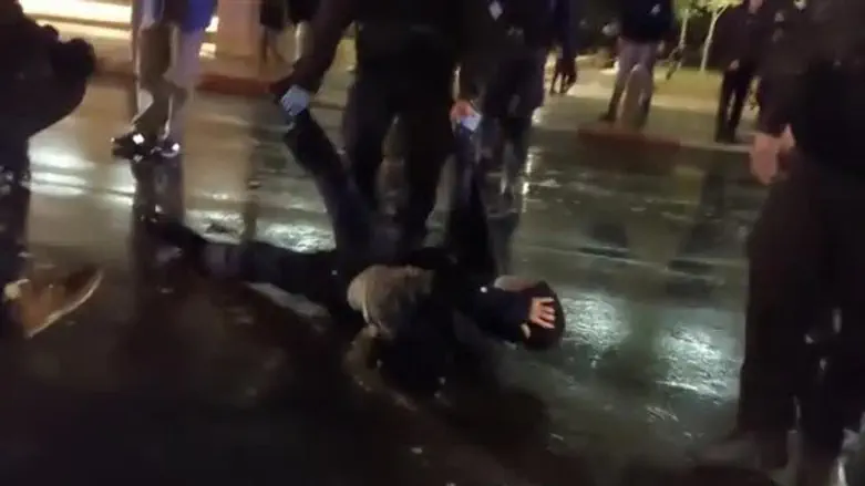 Полиция разгоняет демонстрацию в Иерусалиме