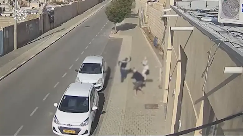 תיעוד הפיגוע: מגיע מהים, דוקר ובורח למסגד