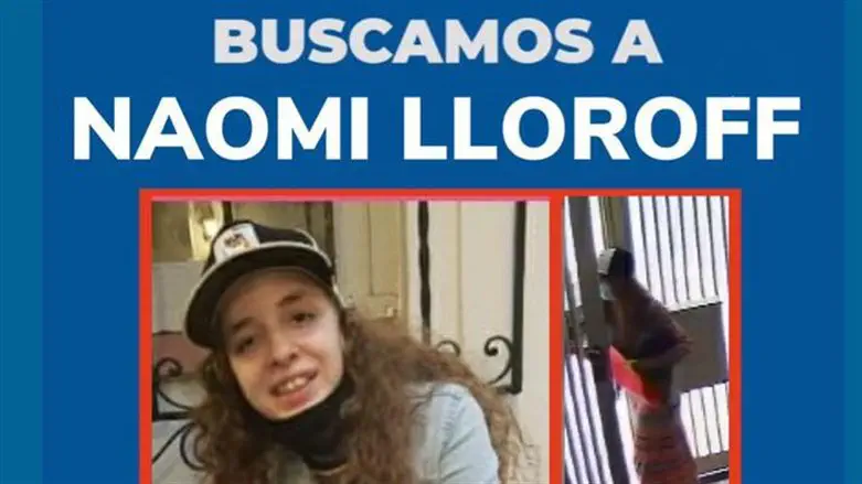 Poster that was put up in search of Naomi