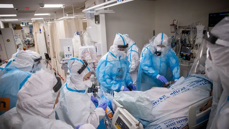 Coronavirus ward at Shaare Zedek