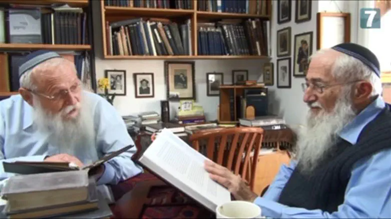 הרב חיים דרוקמן שליט"א והרב אליעזר ולדמן זצ"ל