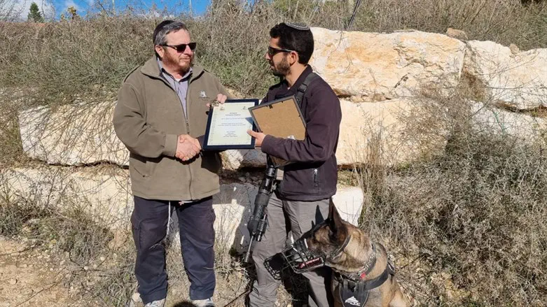 Award ceremony for the IDU at Migdal Oz