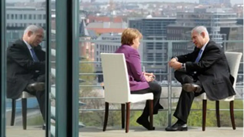 נתניהו ומרקל היום