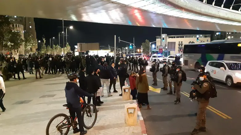 Protest over death of Ahuvya Sandak