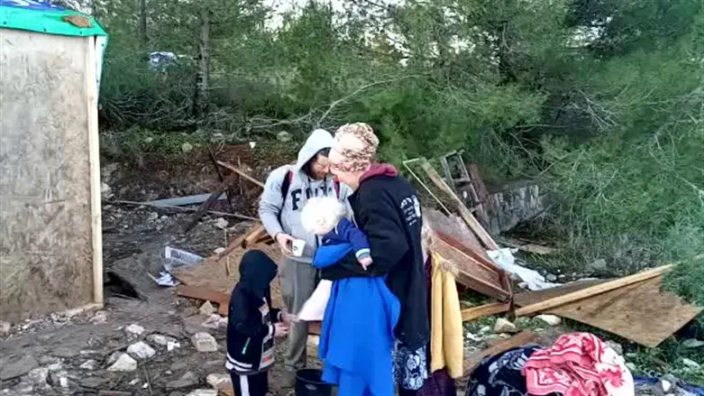 Evacuation of homes in Homesh Friday morning