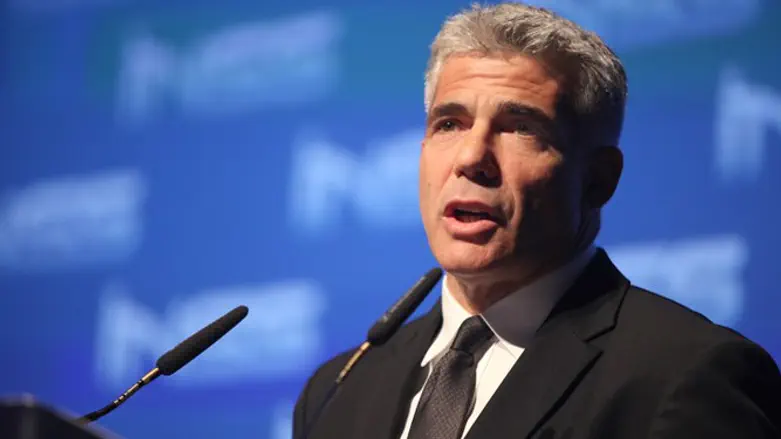 Яир Лапид на конференции INSS