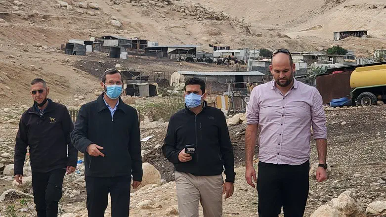 עמיחי שיקלי עם ישראל גנץ