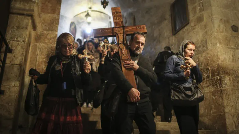 Christians in Jerusalem's Old City