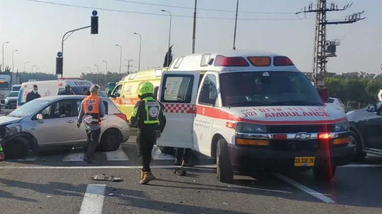 Nine injured in traffic accident in northern Israel
