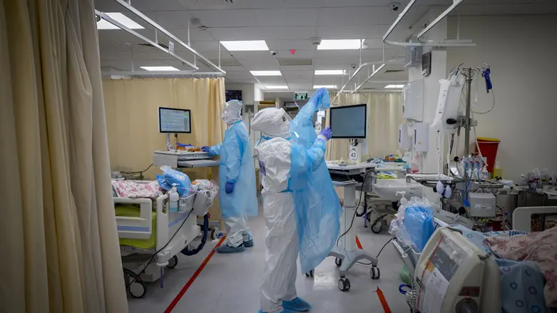 Coronavirus ward at Shaare Zedek