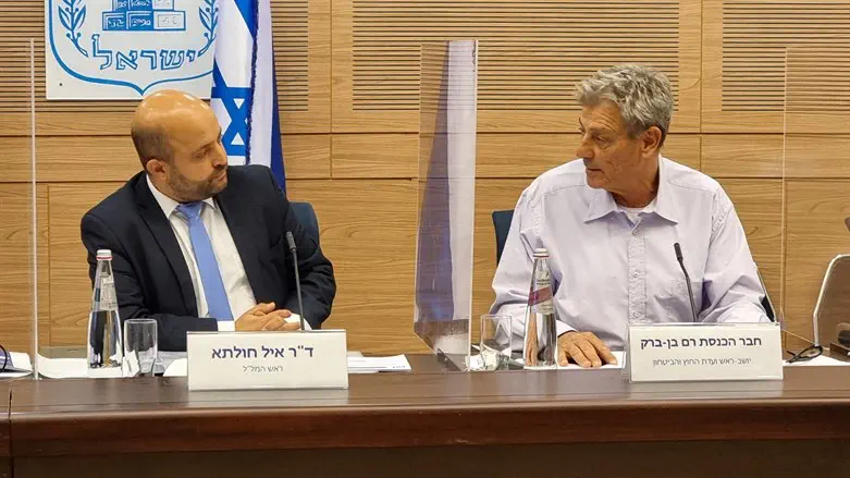 ראש המל"ל עם יו"ר ועדת החוץ והביטחון