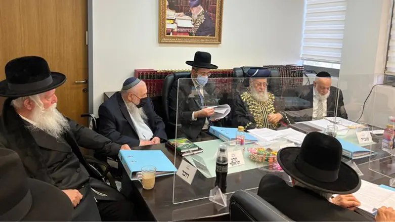 Раввин Друкман на заседании Главного раввинского совета