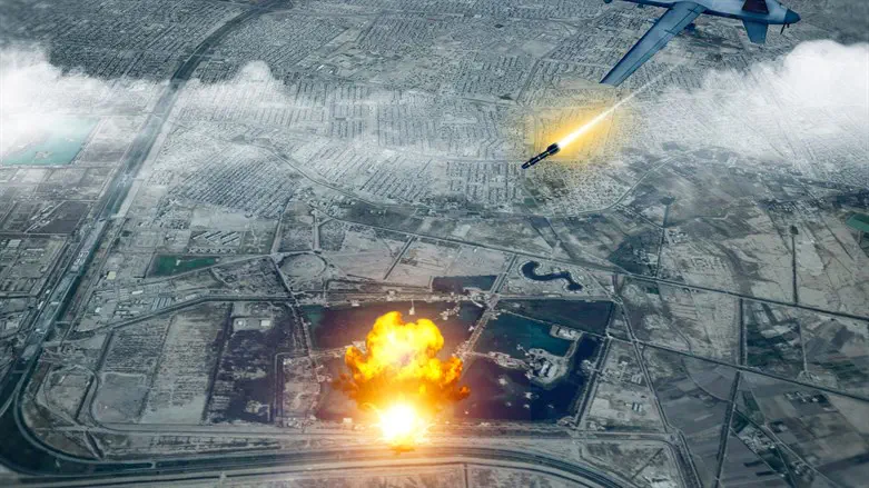 Drone attack