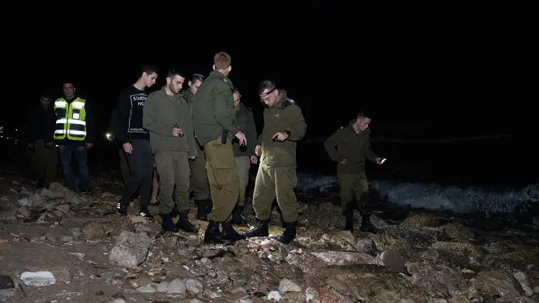 На месте крушения вертолета