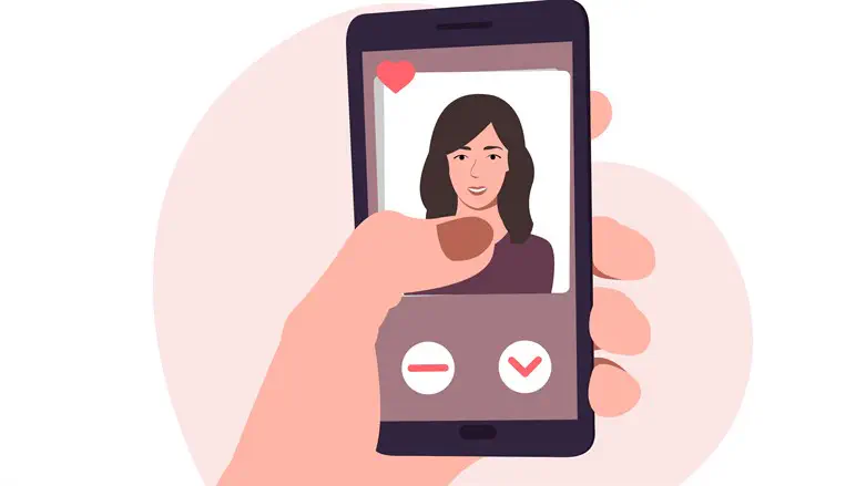 פרופיל באתר היכרויות. אילוסטרציה