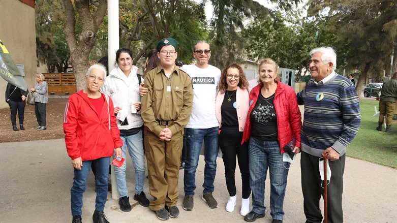 Itamar and his family at his induction