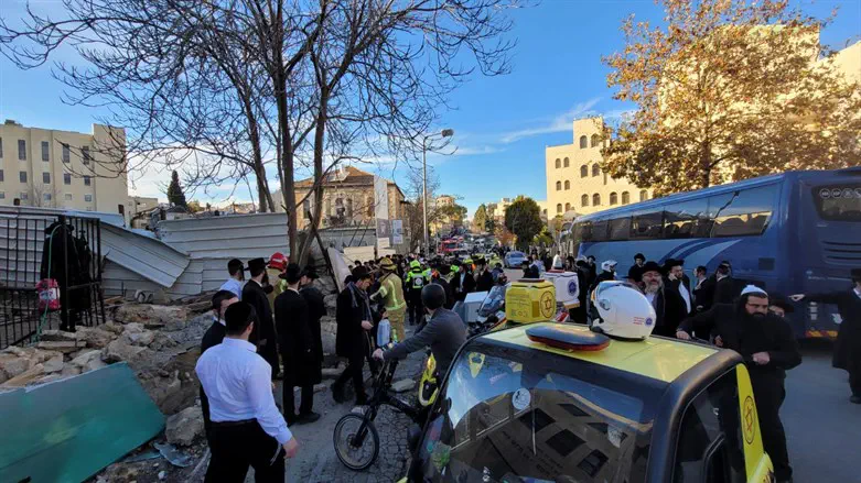 זירת התאונה