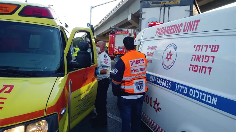 Emergency medical teams responding to call