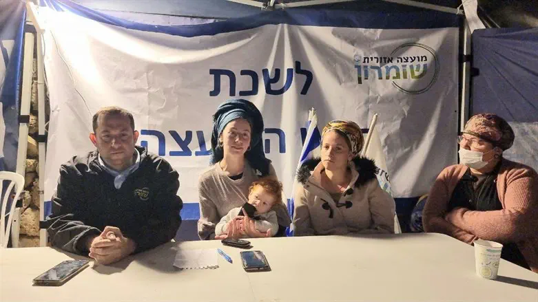 האלמנה במאהל המחאה