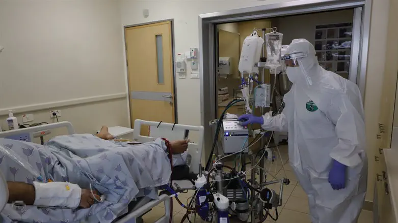 Coronavirus ward (illustrative)